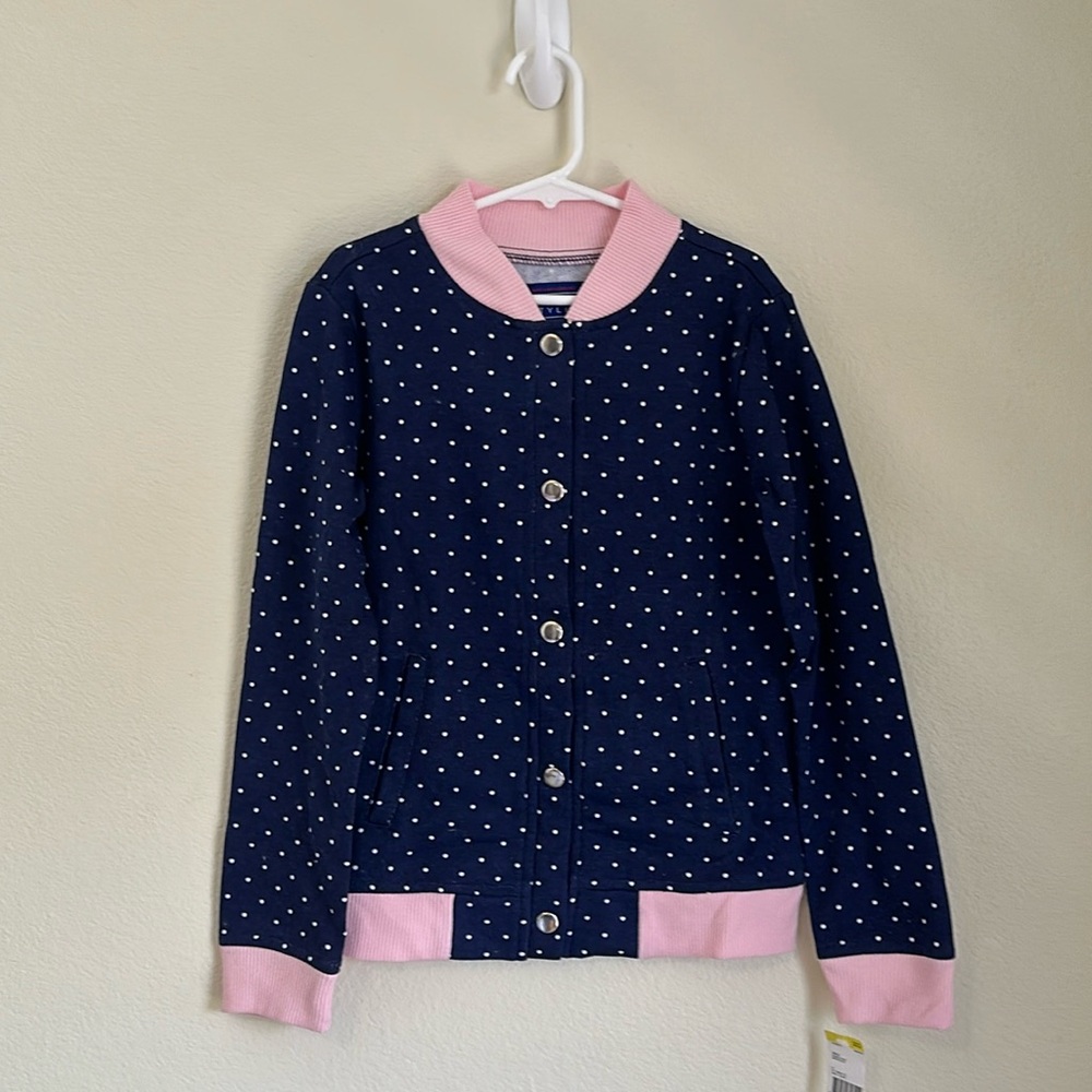 Polka Dot Bomber Jacket
